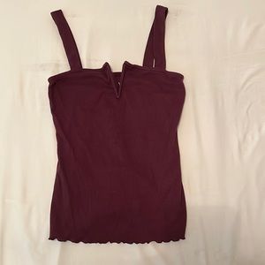S Maroon Tank Top